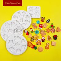 3D Christmas Series Snownman Silicone Mold Fondant Chocolate Mould DIY Clay Resin Model Cake Decorating Tools Baking Accessories Bread Cake  Cookie Ac