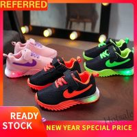 【hot sale】 ▲✉ C19 Childrens LED light shoes Boys and girls breathable casual shoes Kids running sneakers kids shoes girl