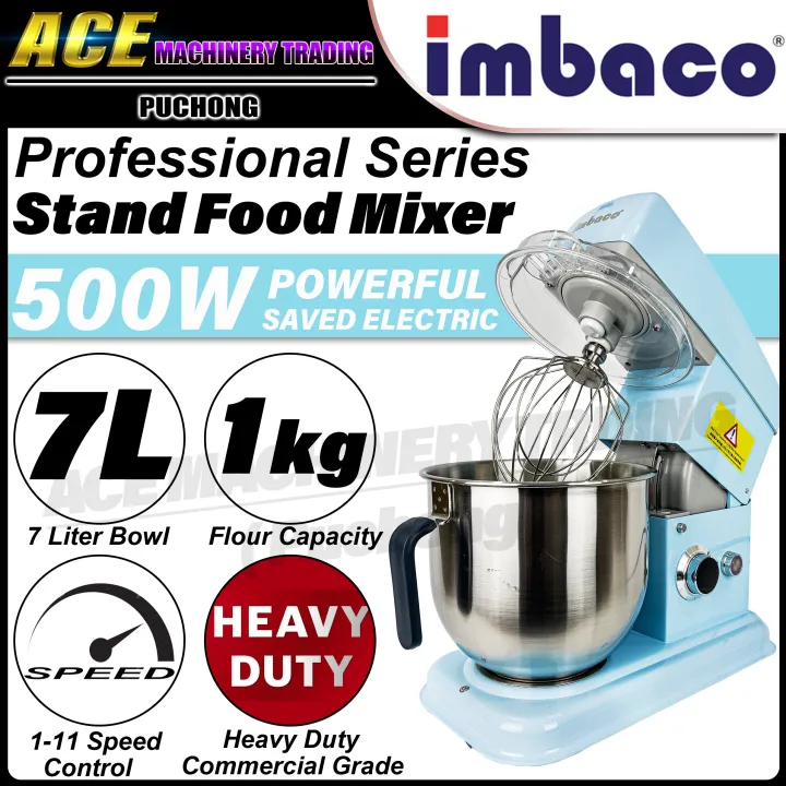 IMBACO Professional Series Stand Mixer WM103 (Jade Blue) 7 Liters 1kg