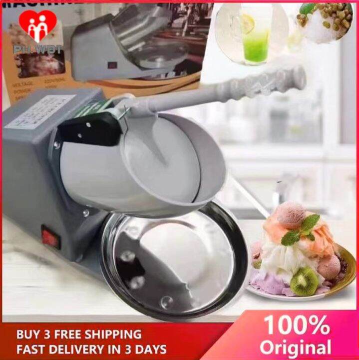 High Quality Ice Crusher Machine 500W 220W Heavy Duty Electric Ice