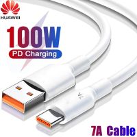 Huawei 7A 100W USB Type C Super Fast Cable For Xiaomi Honor Fast Charging USB C Charger Cable Data Cord