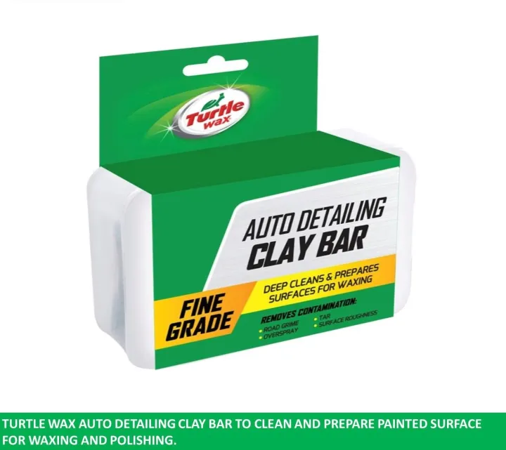 Turtle Wax Clay Bar Fine Grade TWA175 Lazada
