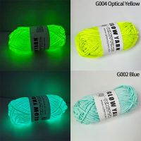 ✲☒◆ Creative Glowing Yarn Novel DIY Handcraft Luminous Yarn Polyester Chunky Yarn 2mm For Bag Sweater Carpet Glove Hat Hand Knitting