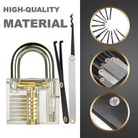 [7 Day Refund Guarantee] Unlock Locksmith Practice Lock Pick Set Key Extractor Padlock Lockpick Tool [Arrive 1-3 Days]