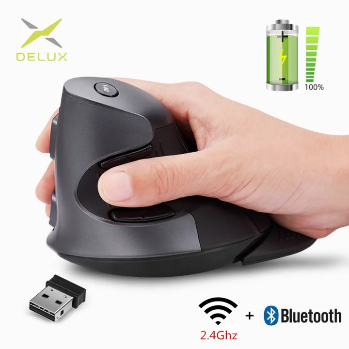 delux-m618g-rechargeable-vertical-wireless-mouse-ergonomic-4000-dpi-optical-mice-with-removable-palm-rest-for-computer