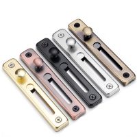 ﺴ¤ Stainless Steel Anti-theft Door Chain Household Bolt Lock Buckle Safety Lock Window Buckle Reverse Lock Latch