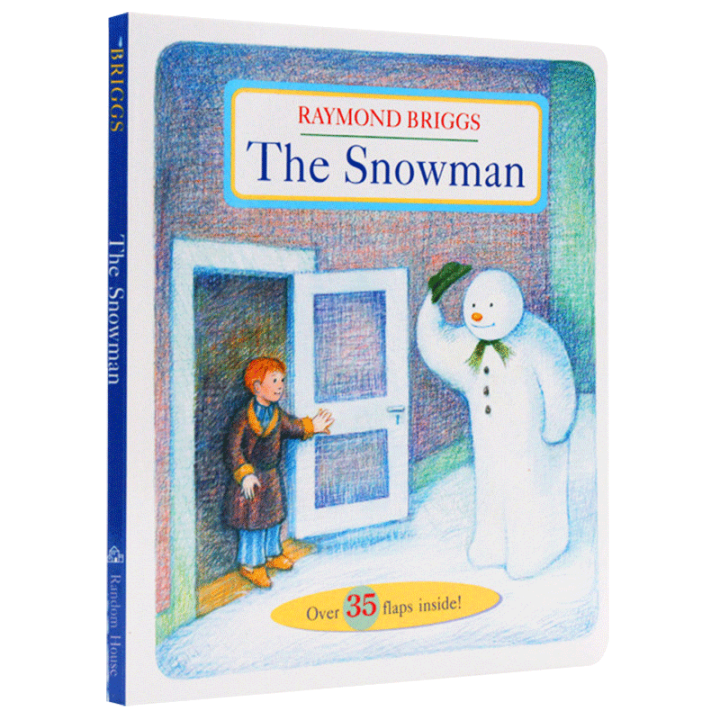 The snowman original English paperboard Book Snowman fun flip book ...