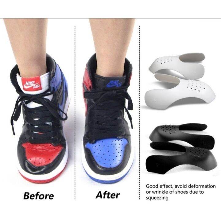 Shoe Shield for Sneakers Anti-Crease Wrinkled Fold Support Toe Cap Shoe ...