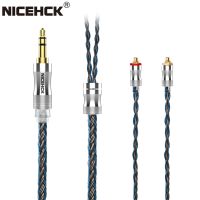 NiceHCK C24-2 24 Core Silver Plated Copper Alloy Copper Headset Cable 3.5mm/2.5mm/4.4mm MMCX/NX7/QDC/0.78 2Pin for MK3 LZ A6 A7 Cables