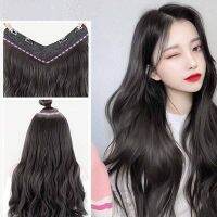 【Ins Shop】 60 ซม. วิกผม Hair Piece ผู้หญิงยาวตรงผมที่มองไม่เห็นไม่มีรอยต่อ One-Piece ประดิษฐ์ผมยาวหยิกผมลอนใหญ่ต่อผมชิ้น