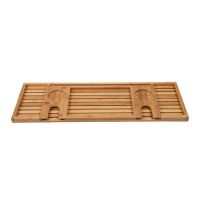 Bamboo Bath Tray Bathroom Shelves Apply for Pad Book Tablet Home Bathrooms Accessories Bathtub Rack Stand Holder