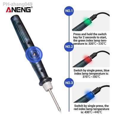 Portable Rapid Cooling Fast Heating Temperature Conversion Electric Iron Soldering Iron Solder Pen Small Coil of Solder
