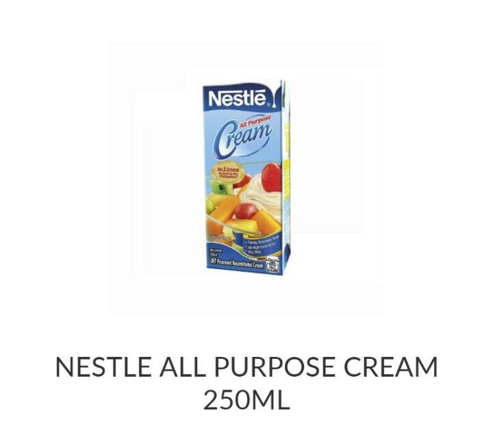 Nestle All Purpose Cream 250ml Lazada PH