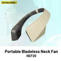 hot【DT】 NITECORE NEF20 Hanging Neck Mute Camping Fishing Sport USB-C Rechargeable Neckband Air Cooler