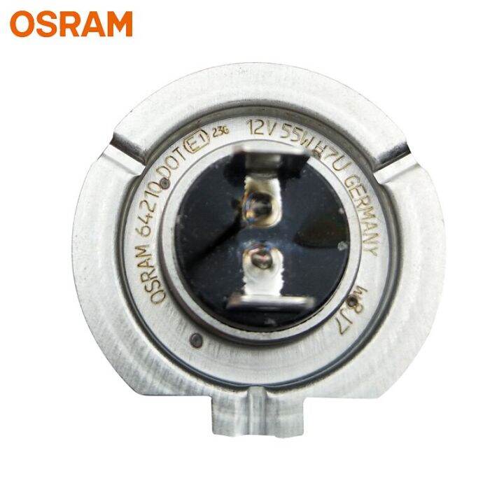 h7-px26d-osram-12v-55w-64210สายเดิมไฟหน้าฮาโลเจนรถยนต์3200k-oem-โคมไฟมาตรฐานผลิตในประเทศเยอรมนี-เดี่ยว