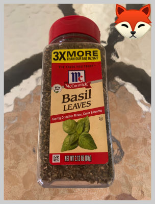 { MCCORMICK } Basil Leaves  Size  60 g.