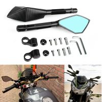 Universal Motorcycle Rearview Mirror Moto CNC Side Mirrors ALL Aluminum Case For Yamaha R1 R3 R125 FZ6 FZ1 MT09