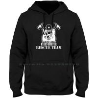 เสื้อกันหนาว มีฮู้ด ผ้าฝ้าย ลายกู้ภัย Always Fight Team Rescue Team