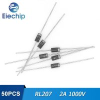 ✷ 50PCS RL207 DO-15 Rectifier Diode 2A 1000V