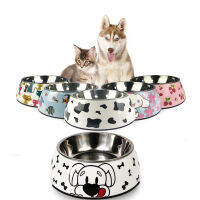 Stainless Steel Elevated Dog Bowl Tableware Environmental Functional Feeder for Big Dogs Anti-slip Cat Food Water Container