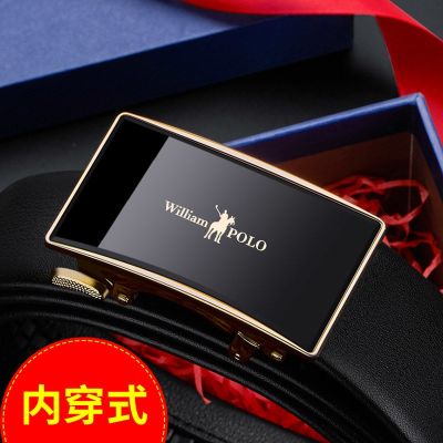 Paul belt buckle in male leather wear inside the automatic buckle brand business waist lead layer of pure leather mens belt
