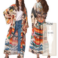 20212021 Bohemian Printed Cover-ups Sexy Summer Beach Dress Tunic Women Beachwear Swimsuit Cover Up Bikini Wrap Sarongs Q675