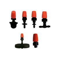 20pcs Misting Nozzle Drippers Adjustable Garden Irrigation Sprinkler Drip System Heads 【hot】 ！