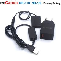 DR-110 DC Coupler NB-13L Dummy Battery+USB Cable Fit Power Bank+QC3.0 USB Charger For Canon Powershot G5 G7 X Mark II G5X G7X