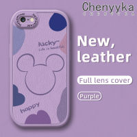 Chenyyka เคสสำหรับ IPhone 6 Plus IPhone 6s,IPhone 8 IPhone 7 Plus บวกบวกกับ SE 2020มิกกี้น่ารักทันสมัยเคสมือถือกันกระแทกซิลิโคนนิ่มป้องกันการตกพร้อมเคสป้องกันกล้องสำหรับเลนส์คลุมทั้งหมด