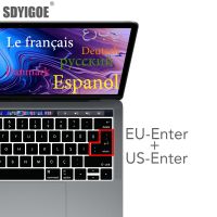 【Xiaohongs keyboard film 】  รุ่นยุโรปสำหรับ Macbook Pro 13 A2159 A1990 A1707 A1989แล็ปท็อปแป้นพิมพ์ฝรั่งเศสเยอรมันสเปนอิตาเลี่ยน Swiss EU US Key