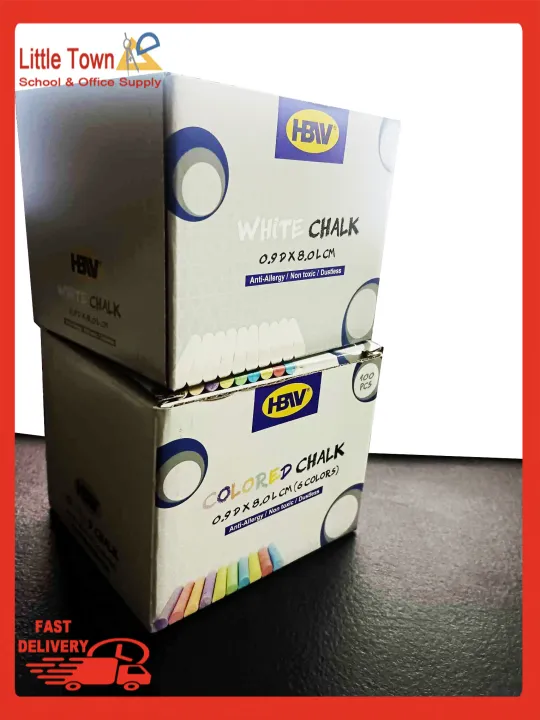 HBW White Chalk 100 pcs.