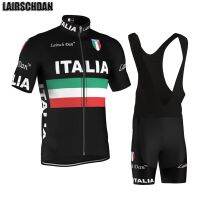 ZZOOI LairschDan Italy Cycling Jersey Set 2023 Complete Summer Bicycle Clothes Men Mountain Bike Wear MTB Outfit Maglia Ciclismo Uomo