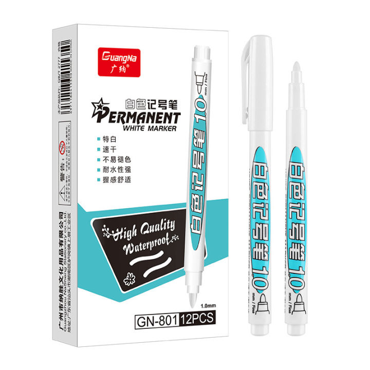 strong-coverage-strong-water-resistance-not-easy-to-fade-white-quick-drying-markers-marking-pen-industrial-paint-pen