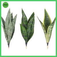 DOULI ของขวัญสำหรับเด็ก การจัดดอกไม้ เครื่องประดับเดสก์ท็อป Sansevieria trifasciata Prain พืชงูเทียม ความเขียวขจีเหมือนจริง หญ้ากล้วยไม้