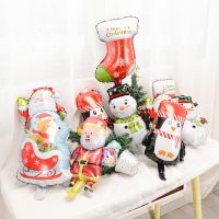 【CW】 2022 Christmas Balloon Elk Snow Santa Claus for Home Decor Christmas Tree Party Supplies New Year Navidad Party Decoration