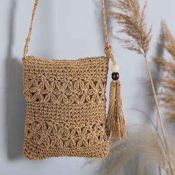 How to make Macrame sling purse, easy tutorial mobile purse step by step -  YouTube