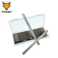 FOXBC 82mm HSS Planer Blades Knives for Bosch DeWalt Metabo Makita Trend and Elu Woodworking Power Tools Accessorie 3-1/4 10PCS