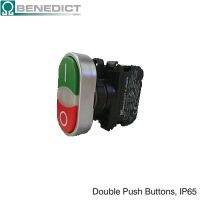 สวิทช์ปุ่มกด on-off ชนิดกดเด้งกลับ / Double Push button switch - BENEDICT (Made in Austria)