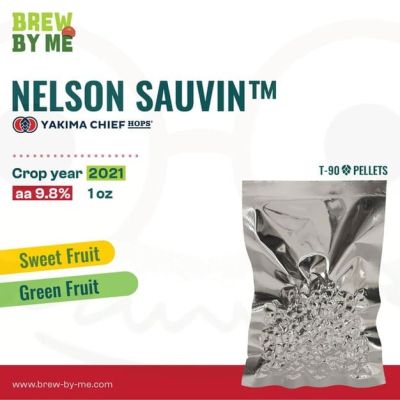 ฮอปส์ Nelson Sauvin™ (NZ) PELLET HOPS (T90) โดย Yakima Chief Hops ทำเบียร์ Homebrew