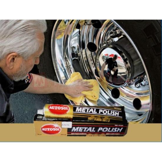 Kem đánh bóng kim loại đa dụng inox đồng .... autosol metal polish 75ml - ảnh sản phẩm 3