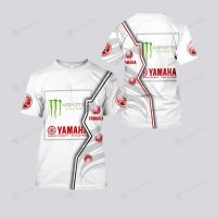 fashion motogp tee yamaha t-shirt factory racing monster sponsor bsb sbk bike new!