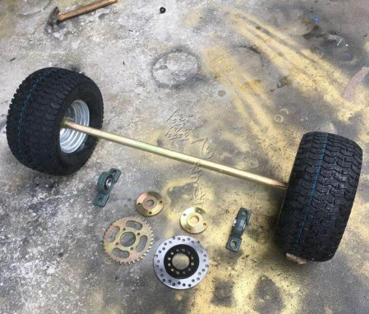 Modified trailer fourwheeled threewheeled kart ATV motorcycle parts rear axle rear axle