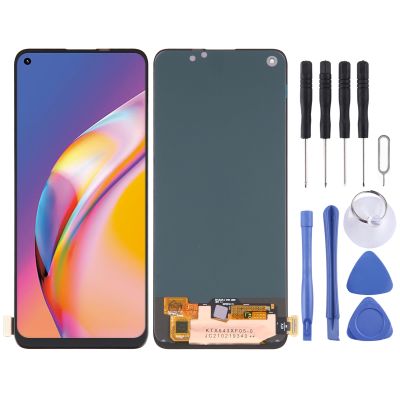 หน้าจอ LCD โอแอลสำหรับ OPPO Reno4 Se/ Reno5 Z / Reno6 Z / Reno5 F / F19 Pro 4G / A94 4G / A94 5G / A95 5G / Realme 8 Pro 4G / Realme v15/X7 Realme/Realme Q2โปรพร้อม Digitizer ประกอบเต็มตัวเครื่อง