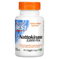 Doctors Best Nattokinase 2,000 FUs 90 Veggie Caps