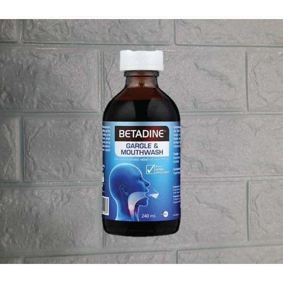 BETADINE GARGLE MOUTHWASH 240ML Lazada.co.th