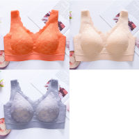 3pcs Womens Underwear Sexy Bras Tube Top Seamless Lingerie Lace Bralette Push Up Bra Tops Tank Top Sleeping Bras Intimates XL