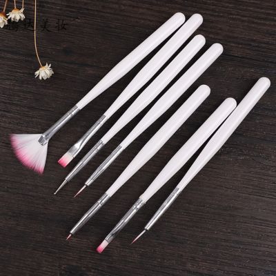 【CW】 7pcs Carved Pull Painting Dot Design Set Gel Varnish