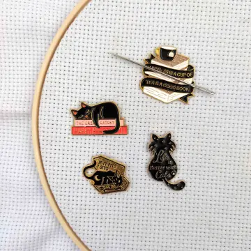 Art Cat Cross Stitch Supplies Needle Minder Embroidery Magnetic Needle Holder Needlework and Embroidery Accessories
