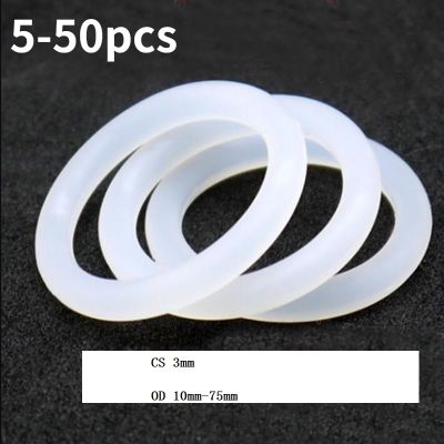 【DT】hot！ CS3mm OD10mm-75mm Silicone O-ring Temperature Resistant O Rubber Gasket