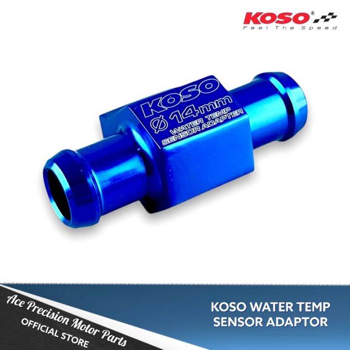 KOSO Adattatore Per Sensore Temperatura Acqua – Diametro 26 Mm – Con Anello E Fascette – Universale
